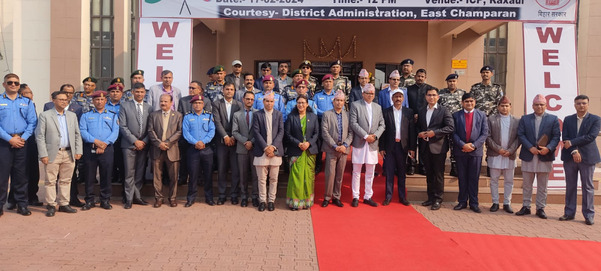 भारतको रक्सौलमा संयुक्त सीमा समन्वय बैठक